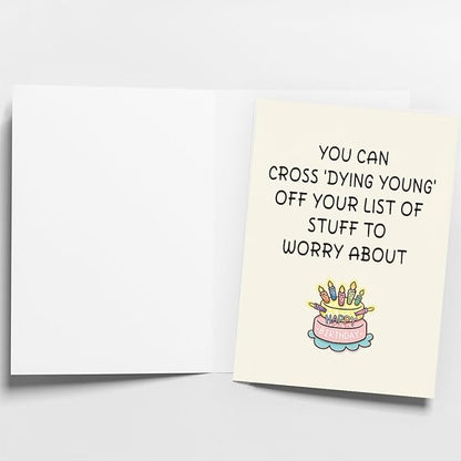Funny Birthday Card | Funny Birthday Cards for Women, Men, Dad, Mom, Brother, Sister, Husband, Friend, and Anyone | Humorous Birthday Gifts | Unique Birthday Decorations