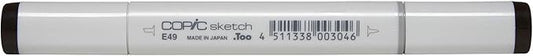Copic Markers E49-Sketch, Dark Bark, 1 Count (Pack of 1)