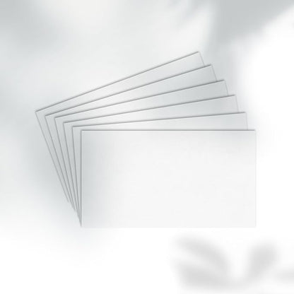 100 Sheets 5 x 7” White Cardstock Thick Paper - Blank Heavy Weight 350gsm Cover Card Stock for Invitations, Stationery Printing, Scrapbooking, Crafts, DIY Cards, Paper Crafting (5x7 Inches)