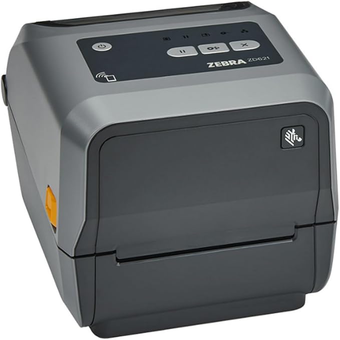 Zebra ZD621 | Thermal Transfer & Direct Thermal Printer ZD6A043-301F00EZ | 300 DPI | USB, USB Host, Ethernet, Serial, BTLE5 Connectivity | Includes Jet Set Label Software