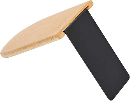 Pandapark Wood Bookends,Non-Skid Bookend for Shelves,Heavy Duty Bookends,Book Stand for Books/CDs,1 Pair