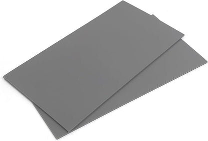 Falling in Art 6 * 12 Linoleum Carving Blocks, 2 Pack Soft Stamp Rubber Blocks for Crafts and Artists Printmaking, Gray,1/8" Thick