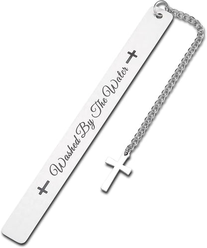 Baptism Gifts Confirmation Gifts for Boys First Communion Gifts Easter Basket Stuffers Bookmark for Baby Girl Religious Bookmark Adult Gift for Women Goddaughter Godson Family Son Daughter Friends