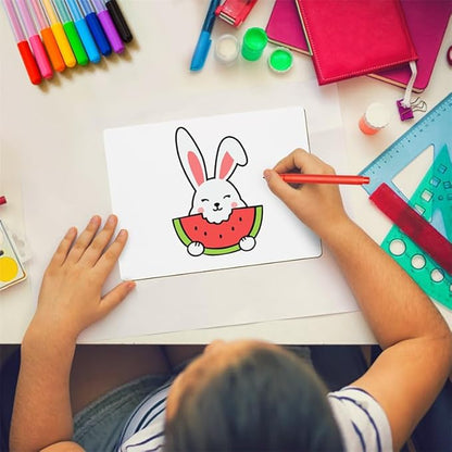 Dry Erase Boards for Classroom | 9x12 Inches, Double-Sided, Student Dry Erase Board for School and Home Learning | Personal Small White Board for Lap, Desk, Office, Kitchen | Pack of 3