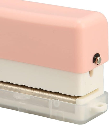 6 Hole Paper Puncher, Loose Binders & Binding Systems Binding Machines Leaf Paper Puncher for A4 A5 B5 Notebook Scrapbook, 2 Sheets Capacity, Hole Diameter: 5.5mm ()