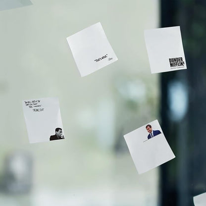 Funny Sticky Notes Cute 4 Pads, Office Sticky Note Pads Michael That's What She Said, Cute Sticky Notes Office Desk Gifts, Self-Stick Note Pads Bulk, Set of 4