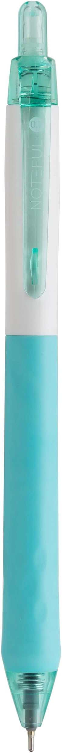 Retractable Semi Gel Pens Clicker, Fine Point 0.7 mm, Premium Comfort Grip for Smooth Writing Planner and School Supplies (Black, 1 Count (Pack of 8))