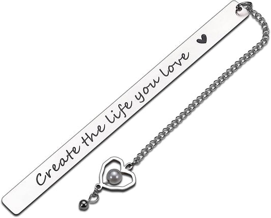 Inspirational Bookmark for Women Men Her Him Graduation Retirement Wedding Christmas Birthday Gift for Girls Best Friends Senior Middle High School College Student Teacher Leaving Promotion Gift New