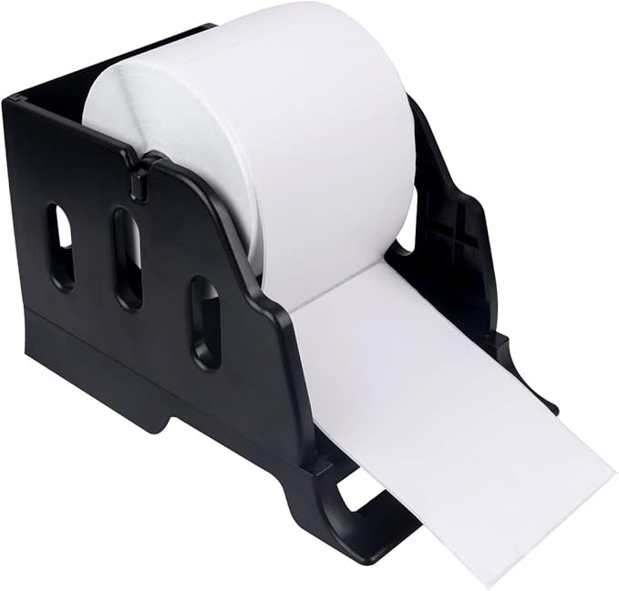 Label Holder for Rolls and Fanfold Labels - Desktop Label Printer Accessory