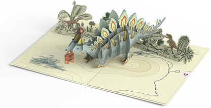 Lovepop Birthday Pop-Up Card for Her, Him, Men, Women - 3D Animal Greeting Cards - You F*cking Fossil - 5" x 7" - Blank Notecard & Envelope Included