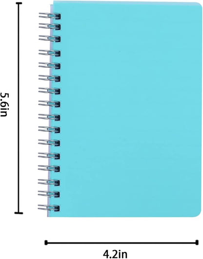 Spiral Notebook, 3 Pack Small Notebooks 4.3''x 5.7'',Mini Ruled Lined Journal, 480 Pages, College School Supplies Pocket Notebook for Work, Aesthetic Gift Office Supplies for Teen Girls,Boys