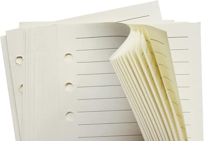 A5 Refill Paper, [3 Pack] 100GSM Thick Refillable Paper 6 Hole Filler Inserts Loose Leaf Paper