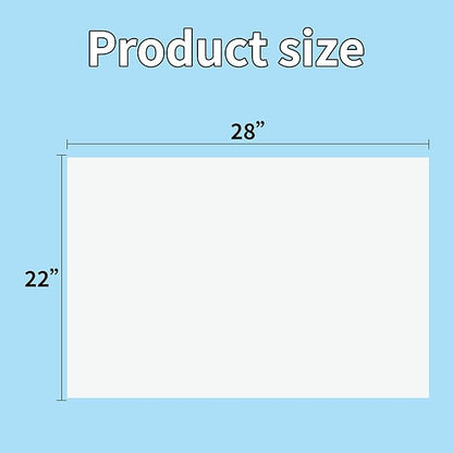 50PCS White Poster Board 22"X28",Value Poster Board for School Craft Project Presentation Drawing Graphic Display,Bulk Poster Board