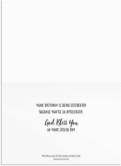 Dayspring Birthday - Simply Stated - 12 Boxed Cards, KJV (60937)