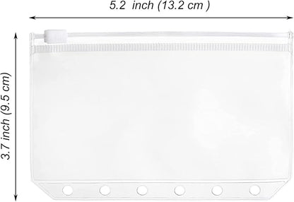 A7 Budget Binder Set - Mini Money Organizer for Cash Saving, Cash Stuffing Envelope System, Planner Binders with Pockets, Sheets and Stickers, Purple