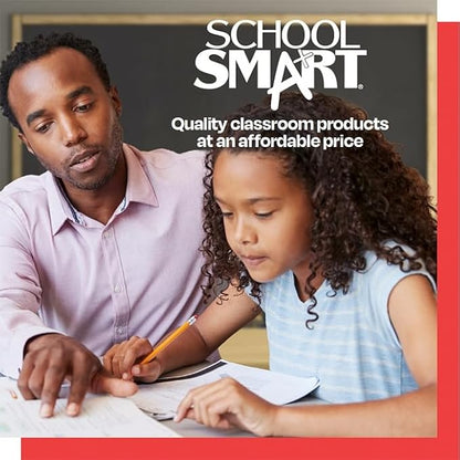 School Smart Zaner-Bloser Paper, 1-1/8 Inch Ruled, 10-1/2 x 8 Inches, 500 Sheets, White - 085328