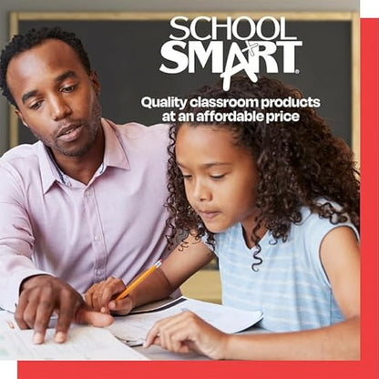 School Smart Zaner-Bloser Paper, 1/2 Inch Ruled, 8 x 10-1/2 Inches, 500 Sheets White