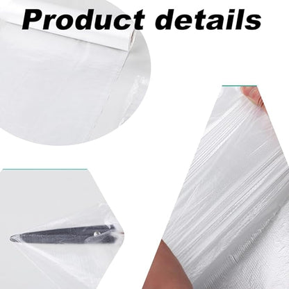 79 Inch x 22 Yards Cushion Wrap Silk Film, Easily Install Foam into Cushion, Upholstery Cushion Wrap, Drop Packaging Film Cover for Furniture Home Office, 1 Roll