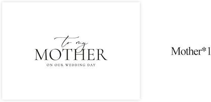 Wedding Day Card for Mother, Mother Of The Bride/Groom Gifts, To My Mother On Our Wedding Day. （Mother A）