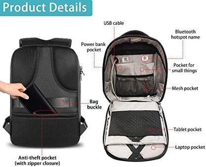 LED Backpack with Programmable Display, Bluetooth Connectivity (LED-Backpack-21L)