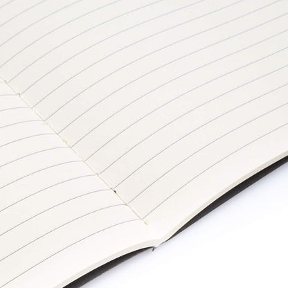 Simply Genius A5 Notebooks for Work, Travel, Business, School & More - College Ruled Notebook - Softcover Journals for Women & Men - Lined Note Books with 92 pages, 5.5" x 8.3" (Black, 6 pack)