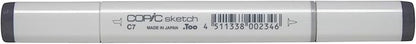 Copic Markers C7-Sketch, Cool Gray