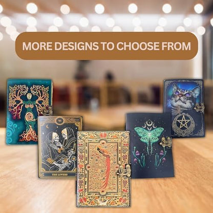 URBAN LEATHER Rustic Vintage Medieval Journal Old Deckle Edge Pages for Men Women to Write in, Gift for Artist Drawing Sketchbook Travel Writing Notebook for Him & Her, Thick Blank Unlined Page