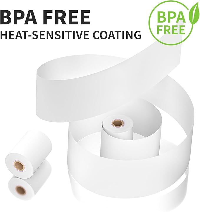 10 Rolls 2 1/4" x 85' Thermal Paper Cash Register POS Receipt Paper Fits for Most Credit Card Terminals