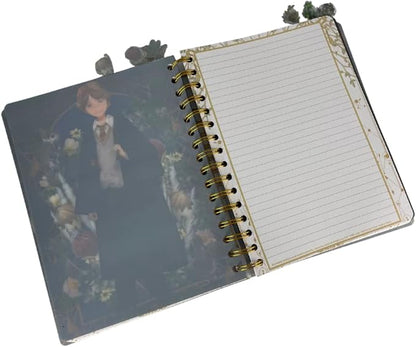 Innovative Designs Harry Potter Tab Journal Notebook, Herbology - Spiral Bound, 144 Lined Pages, 8 x 7 inches