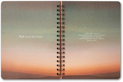 Compendium Spiral Notebook - You are here. Now, everything is possible. — A Designer Spiral Notebook with 192 Lined Pages, College Ruled, 7.5”W x 9.25”H