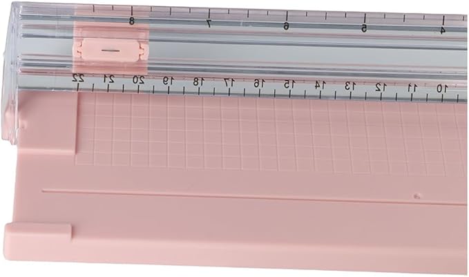 Paper Trimmer, A4 Size Paper Cutter with Security Safeguard, Straight Paper Trimmer with Side Ruler for Scrapbooking, Craft Paper, Coupon, Photos, Paper Slicer Scrapbooking Tool