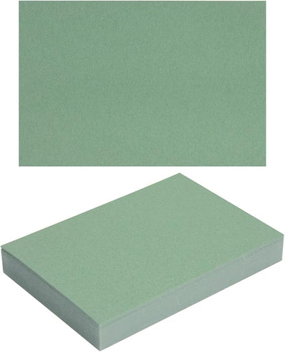 50 Sheets Blank Cardstock Paper 250 GSM Thick Heavy Cards Stock for DIY Art Projects, Card Making, Postcards, Greeting Cards, Birthday Party, Wedding Invitation (Sage-Green, 4x6 inches)