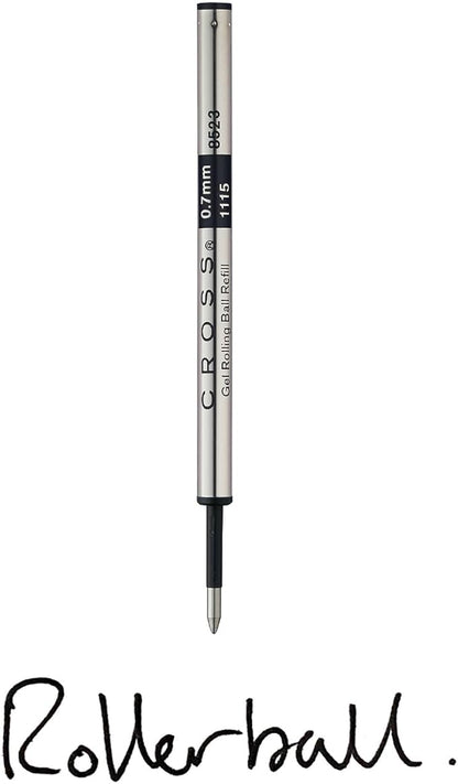 Cross Selectip Gel Rollerball Pen Refill, Medium Point, Black, 2-Pack (8523-2)