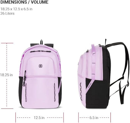 SwissGear Versa, Pastel Lilac, 17.75-Inch