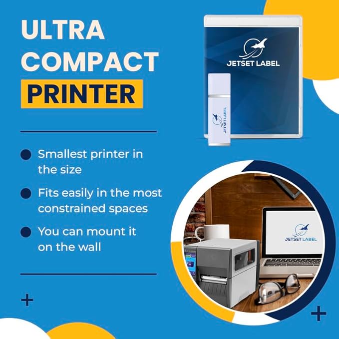 Zebra ZT231 (Zebra ZT230 Replacement) | Thermal Transfer & Direct Thermal 203 DPI | ZT23142-T01000FZ | USB, Serial, Ethernet, Bluetooth Connectivity, Tear Bar | Jetset Software Included