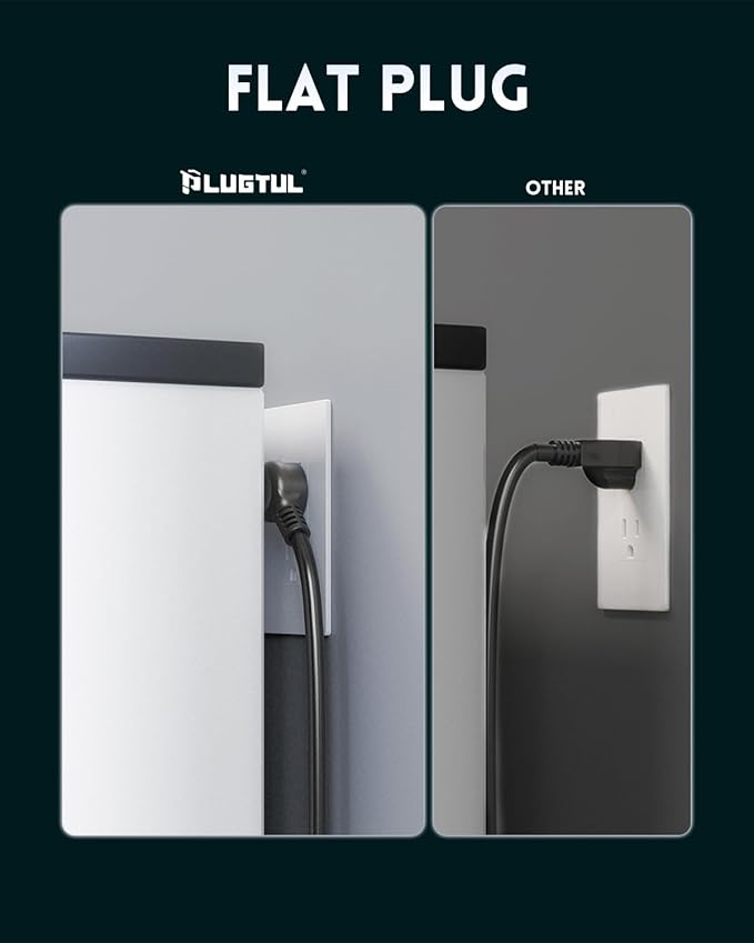 Desk Clamp Power Strip, 10FT Outlet Station with 2 Outlets, PD 20W Fast Charging, Flat Plug, 16 Gauge, Black Power Strip with USB C, Fit 1.72" Tabletop Edge