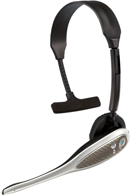 AT&T TL7912 DECT 6.0 Cordless Headset with Softphone Call Manager and Handset Lifter, Silver, Silver/gold