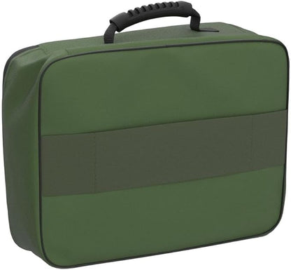 DocSafe File Organizer Bag with Lock,Fireproof Document Organizer Case with Water-Resistant Zipper,3-Layer Portable Travel Home Storage Safe Bag for Laptop,Files,Certificates,Gifts for Him,Green