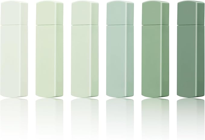 Temiary 6Pcs Mini White Out Tapes for Instant Correction, Cute Whiteout for Writing, Aesthetic Correction Tape Set Easy To Use for Students School Office Supplies (Green)