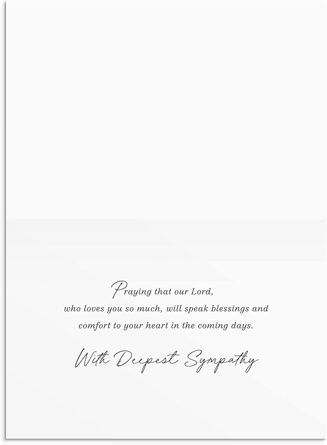 DaySpring - Sympathy - Blessed are Those Who Mourn - 4 Nature Landscape Design Assortment with Scripture - 12 Sympathy Boxed Cards & Envelopes (U0060)
