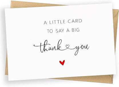 48 Pack Thank You Cards with Envelopes & Stickers, 4×6 Cute Blank Greeting Cards for Baby Shower & Wedding，Boxed Bulk Thank You Notes for Graduation Teachers Business Coworker Employee Appreciation