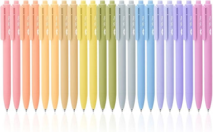 Mr. Pen- Retractable Gel Pens, 22 Pack, Black Ink, Mild Barrel Gel Pens, Gel Pens Fine Point 0.7mm, Retractable Pens, Cute Pens, Gel Ink Pens, Aesthetic Pens for Journaling Fine Tip Pens