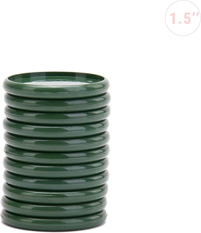 Talia Discbound Notebook - Discs (Green Olive, 1.5inch)