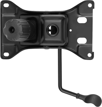 500Lbs Office Chair Replacement Parts, w/ 6'' x 10.2" Mounting Holes Chair Base Heavy Duty Plate Swivel Tilt Control Seat Mechanism for Executive and Gaming Chair