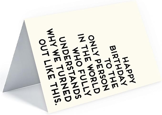 Brother Birthday Card, Sister Birthday Card, Funny Birthday Cards for Women, Birthday Card for Sister, Birthday Card for Brother, Funny Sister Birthday Card, Best Friend Birthday Card, Funny Brother Birthday Card