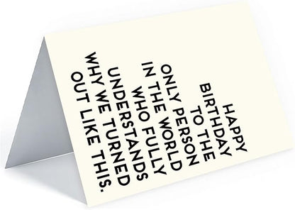 Brother Birthday Card, Sister Birthday Card, Funny Birthday Cards for Women, Birthday Card for Sister, Birthday Card for Brother, Funny Sister Birthday Card, Best Friend Birthday Card, Funny Brother Birthday Card