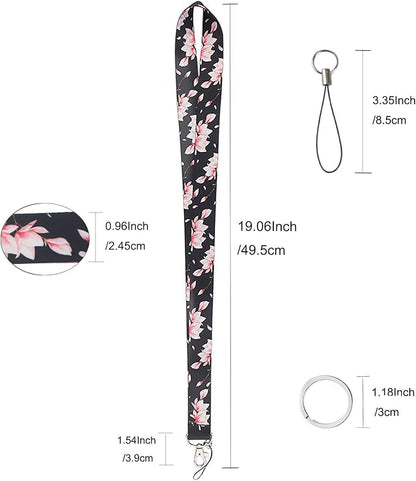 Yiflin Cute Neck Lanyard for Keys, Wallet, Id Card Holder, Cool Keychain Lanyard for Women, Men, Teacher