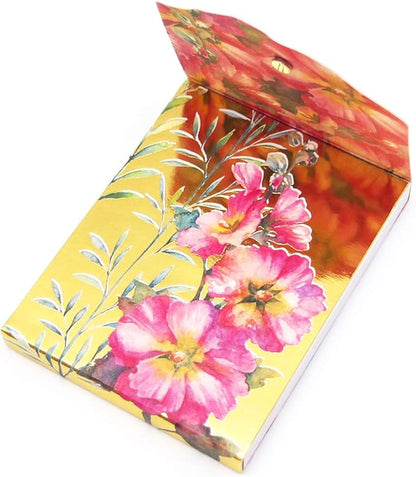 Punch Studio Pink Floral Bird Pocket Notepad (44657)