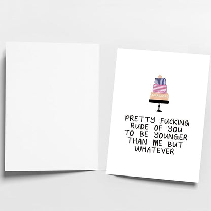 Hqulpr-Funny Birthday Cards For Women, Birthday Cards For Sister, Happy Birthday Bestie Card, Birthday Cards For Women Friendship, Funny Happy Birthday Card For Her, Best Friend, Coworkers