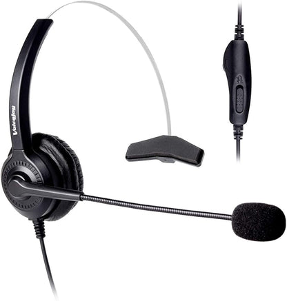 Headset Headphones + Adjustable Volume + Mute Control for Cisco IP Telephone 7940 7970 8841 8851 8861 8941 8945 8961 9951 9971 and All Series